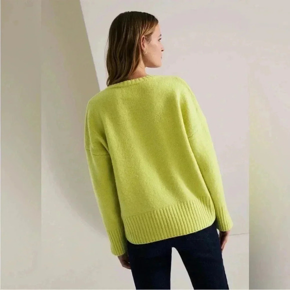 Favorite Daughter The William V-Neck Wool & Cashmere Blend Sweater S - Picture 3 of 9